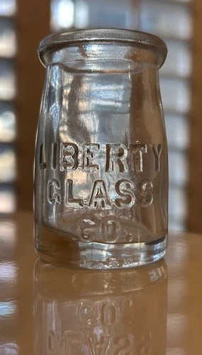 Vintage Liberty Glass Company Milk For Health Dairy Creamer