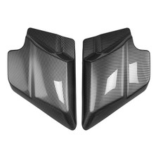 Carbon Fiber Vivid Black Side Cover Panels Fit For Harley Touring Street Glide