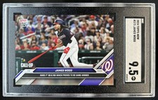 2024 Topps Now James Wood #373 Nationals SGC 9.5