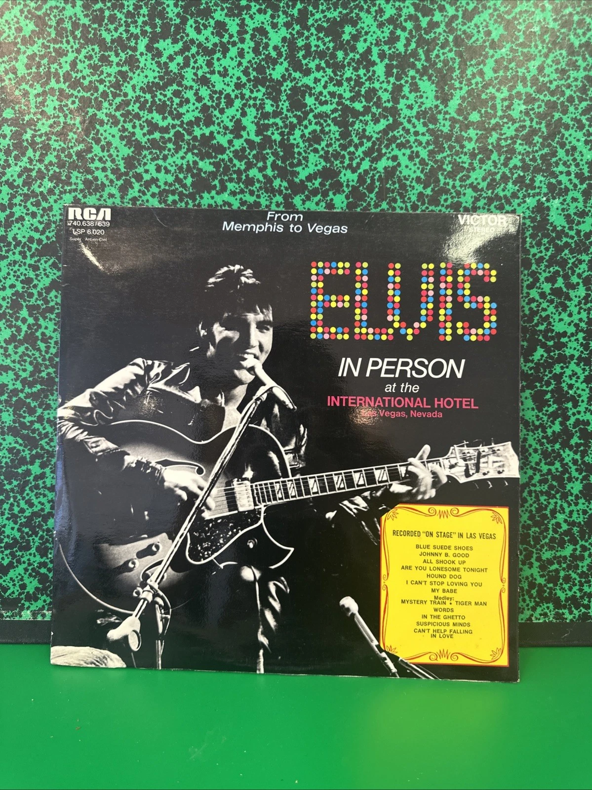 Vinyle 33 T Elvis In Person At The International Hôtel Las Vegas LSP 6.020