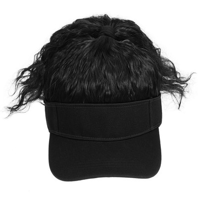 Ponytail Wigs for Women Hat with Curly Hair Synthetic Baseball Cap