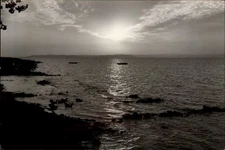 RPPC Lake Balaton Hungary view vintage postcard b633