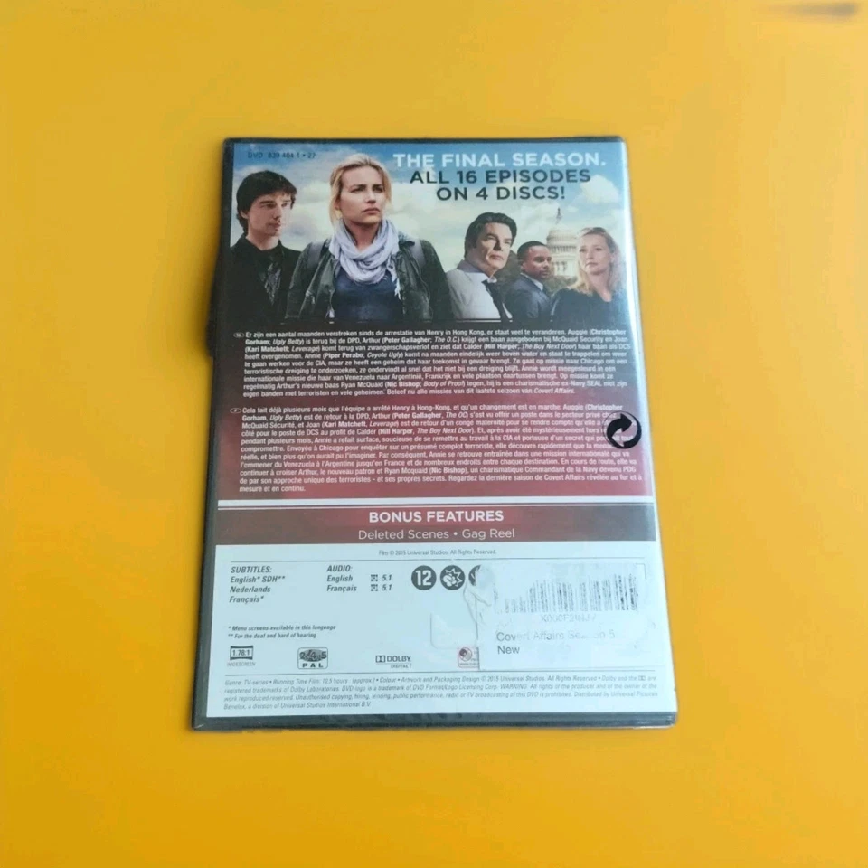 COVERT AFFAIRS COMPLETE SERIES 5 DVD 5th Fifth Season Five Import R2 R4 R5 - Image 2 of 3