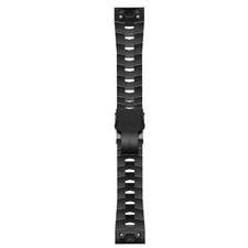 Black 26mm Wristband Bracelet Strap For Garmin D2 Fenix 6 Descent Quatix Watch.