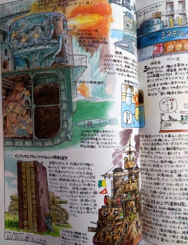 Hayao Miyazaki Daydream Note "Revised Edition" Ghibli Art & Japanese Ver.1997 - Picture 14 of 24