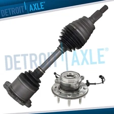 4WD Front Wheel Bearing Hub CV Axle for 2011-2019 Silverado Sierra 2500HD 3500HD