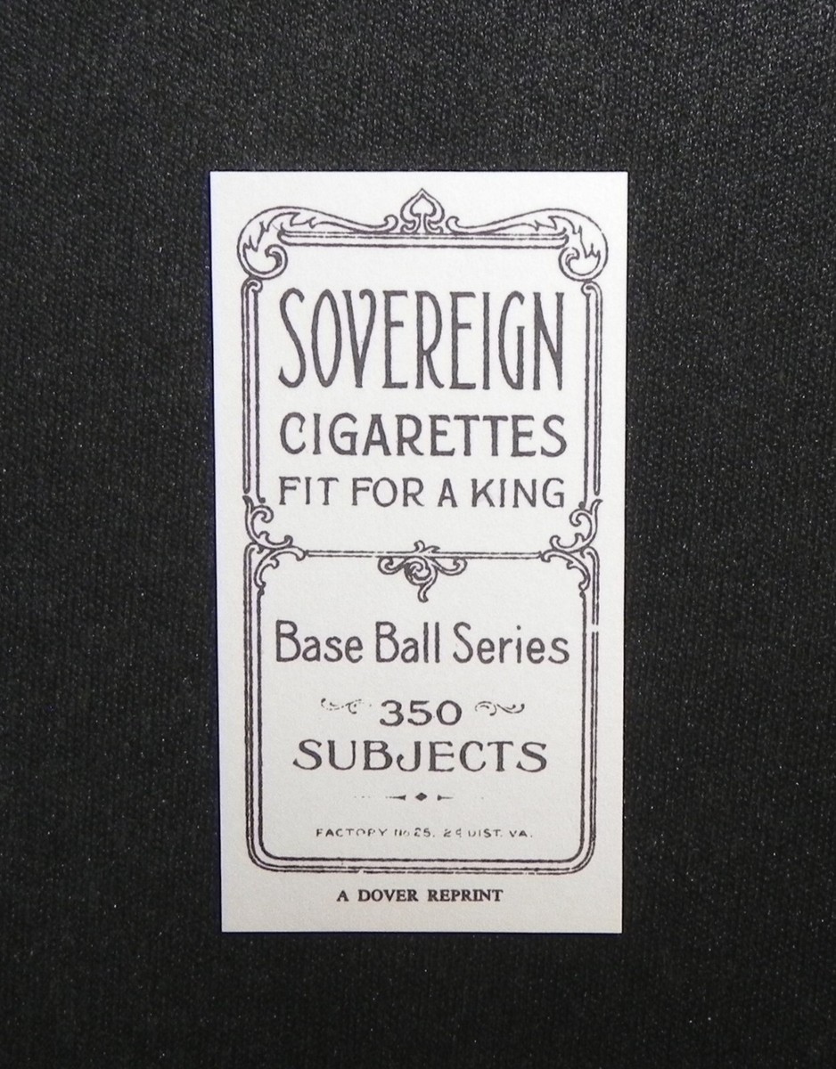 JOHN McGRAW Dover Reprint of T206 Sovereign 350 Cigarettes