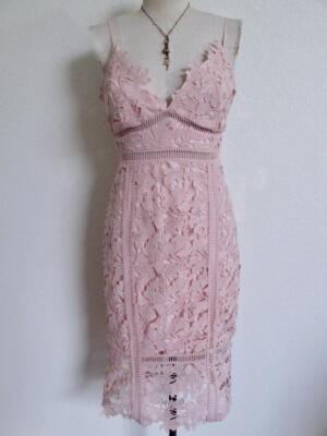 Formal Dresses Bardot Botanica Lace Dress White Bardot Australia Blush Pink  Floral Lace Sheath Dress US Cutout Back Straps