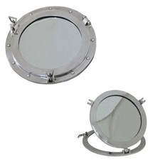 20inch Mirror Porthole Window Silver Finish Round Window Home Wall Window Ship