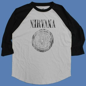 nirvana baseball tee