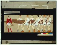 8" x 10" Photo Cornell Crew Team,Rowing Team,Boat,Team Coxswain,Athletes