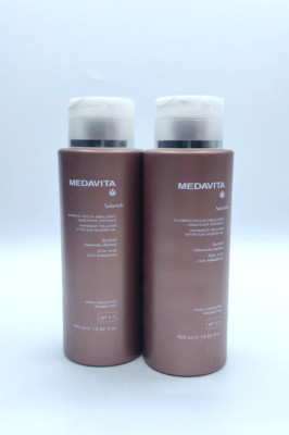 2x Medavita Solarich Hair & Body Relaxing After-Sun Shower Gel 400ml G218