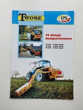 TWOSE TS RANGE HEDGETRIMMERS SALES BROCHURE 