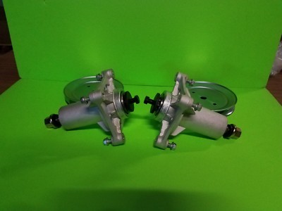 Par De Mandriles Y Poleas Para Cortacésped 42/46 Pulgadas - Compatible Craftsman/Husqvarna #195945