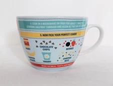 Perfect Oatmeal White Handle Mug Ginger Fox Instructions Measurements