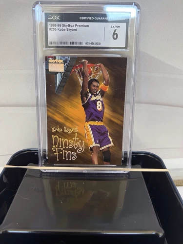 1998 Skybox Premium Ninety Fine # 205 Kobe Bryant CGC EX/NM 6 LAKERS HOF MVP!!