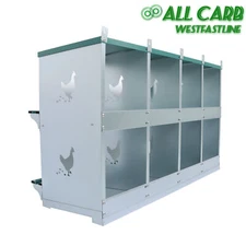 For Chicken Laying Eggs Hens Chicken Coop Box 8 Hole Chicken Nesting Boxes
