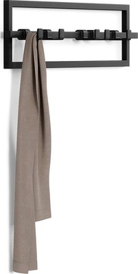Umbra Cubiko Wall Mounted Modern, Sleek, Space-Saving Hanger With Retractable To