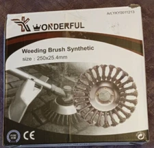 Wonderful Derusting Weeding Brush Synthetic Size 250 x 25.4mm Art.YKY0011213 10"