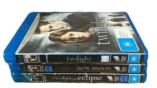 Blu-ray Crepúsculo SAGA Trilogía Crepúsculo Luna Nueva Eclipse Vampiro Hombre Lobo Películas - Imagen 3 de 12