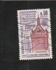 L7169 FRANCE Timbre Y&T N° 1763 de 1973 " Toulouse Federation philate " Oblitéré