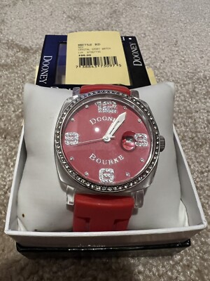 Dooney & Bourke Red and Silver Women\'s Watch Dooney & Bourke Red Watches for Women | Mercari main image 2