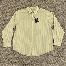 George Button Down Mens Classic Fit Long Sleeve Shirt New