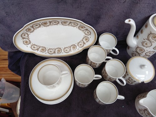Susie Cooper Venetia (PERFECT CONDITION) China Full 16 Item Coffee Pot Set - Picture 7 of 11