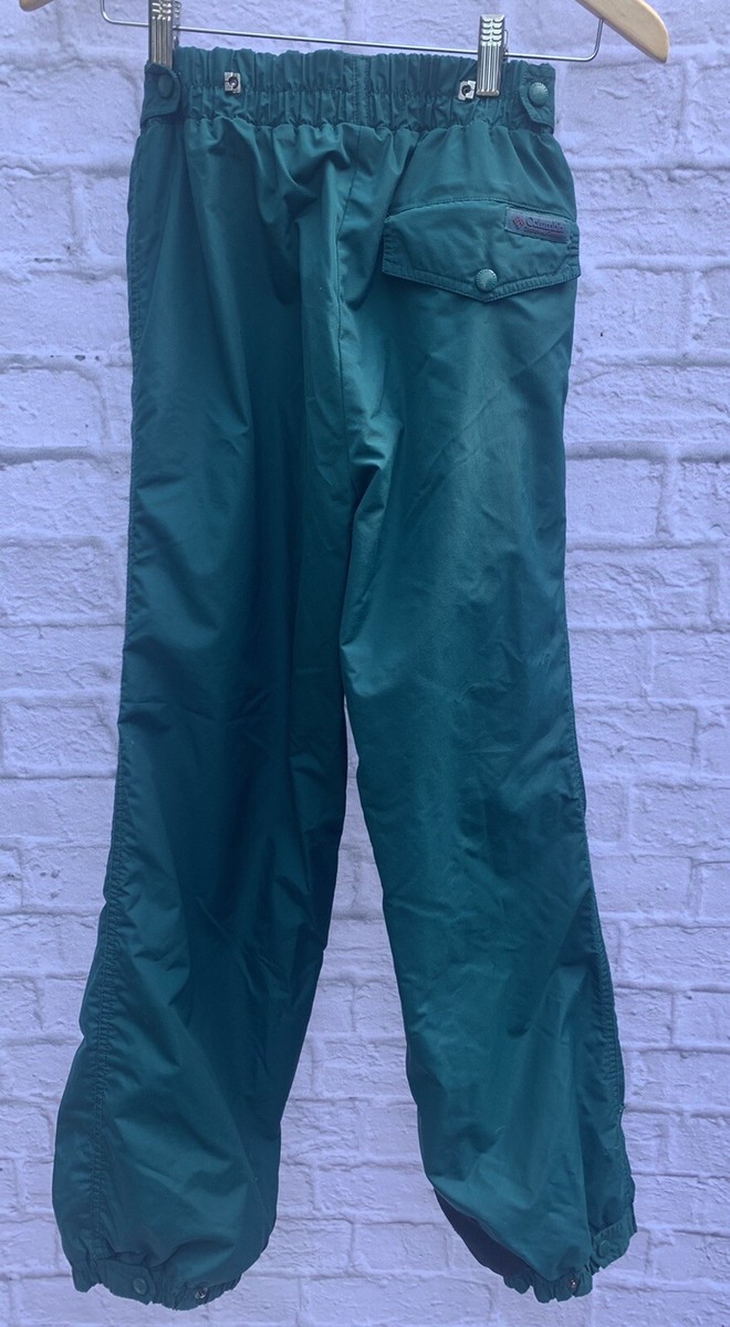Vintage 1990's Columbia Snow Pants Weather Resistant Nylon