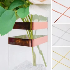 3/4" x 100 yards Metallic Polyester Craft TAPE ROLL Party Events Decorations