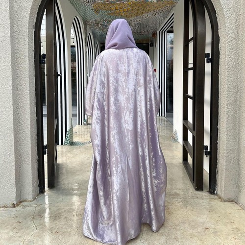 Open Kaftan Abaya Women Cardigan Long Dress Modest Kimono Muslim Robe Arab Gown - Picture 29 of 72