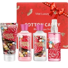 Bath & Body Kit Vital Luxury 3 fl oz each Home Spa Set Lotion, Cream, Gel & Mist