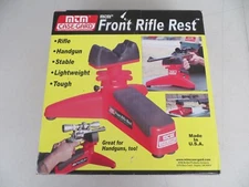 MTM Case-Gard Front Rifle Rest Shooting Hunting Bench Made In USA Red Adjustable