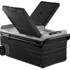 12v/24v Dual Zone Fridge, 75 Litre with Telescopic Handle and wheels
