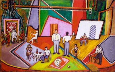 The Time of Your Life   Beauford Delaney Modernist Harlem Renaissance Vibrant