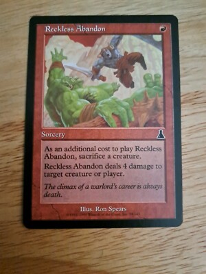 MTG - Reckless Abandon - Urza's Destiny
