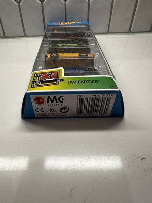 Set Hot Wheels Exotic Envy Série 5/5 - BMW, Porsche, Lamborghini, Aston Martin (neuf)