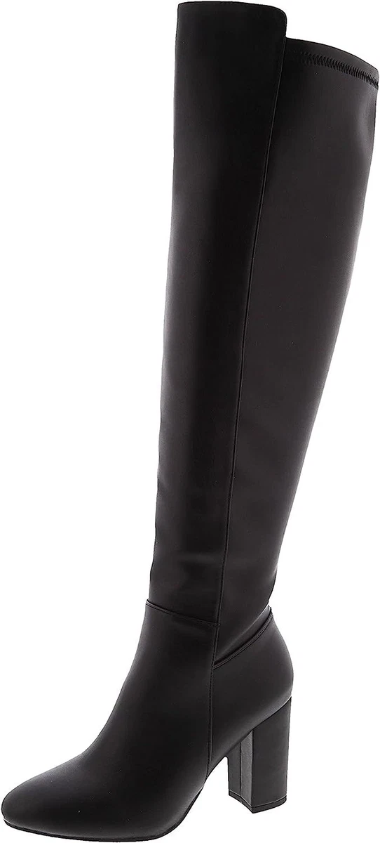 TOP Moda Womens Classy High Heel Knee Boots