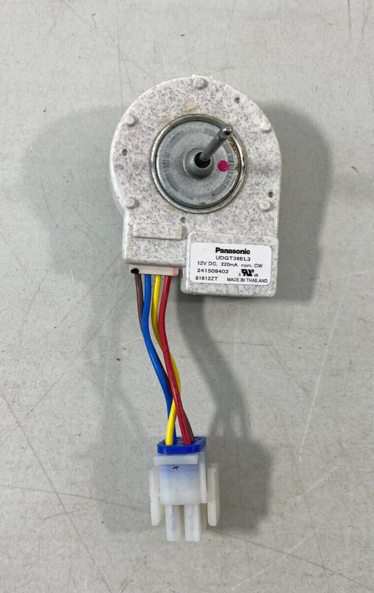 Panasonic UDQT36EL3 241509402 Evaporator Fan Motor 12vdc for Panasonic UDQT36EL3 241509402 Evaporator Fan Motor 12vdc for