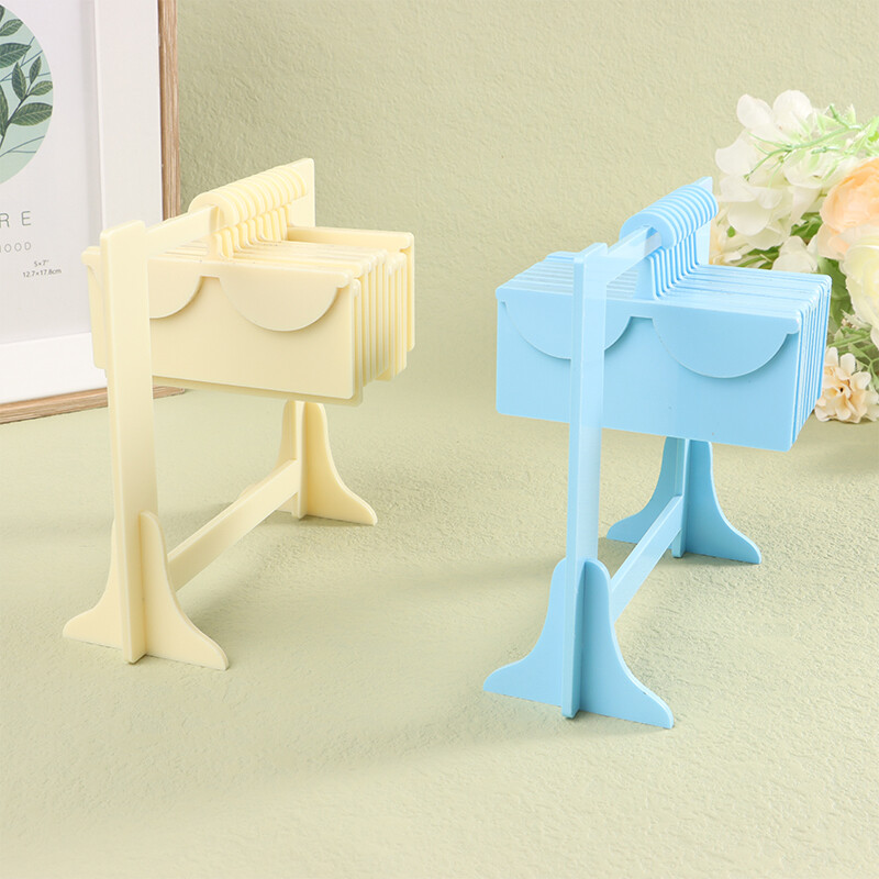 10Pcs Acrylic Eyelash Hanger Rack Mini Eyelashes Storage Holder Display Stand eBay