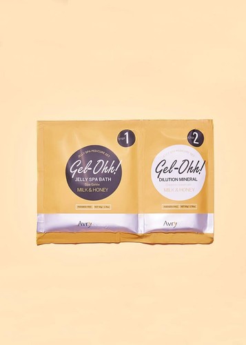 Avry Beauty Jelly Spa Pedicure Pedi Foot Bath Set - MILK & HONEY 30 Set - Picture 2 of 3