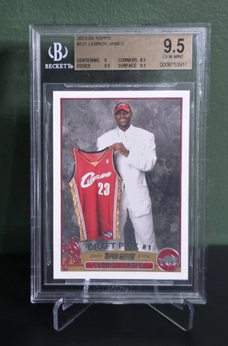 2003 Topps Lebron James BGS 9.5