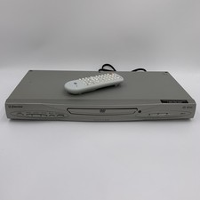 Emerson EWD7004 DVD/CD Player with Remote Control Silver Tested Working Preowned