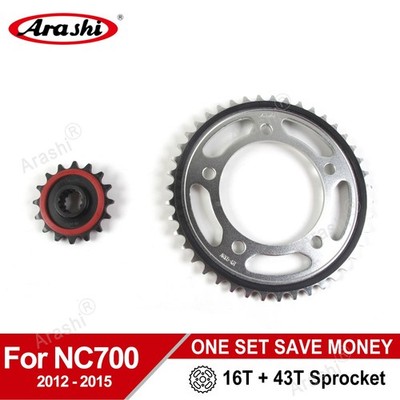 520 Chain Front 16T Rear 43T Sprocket Kit For Honda NC700X NC700S