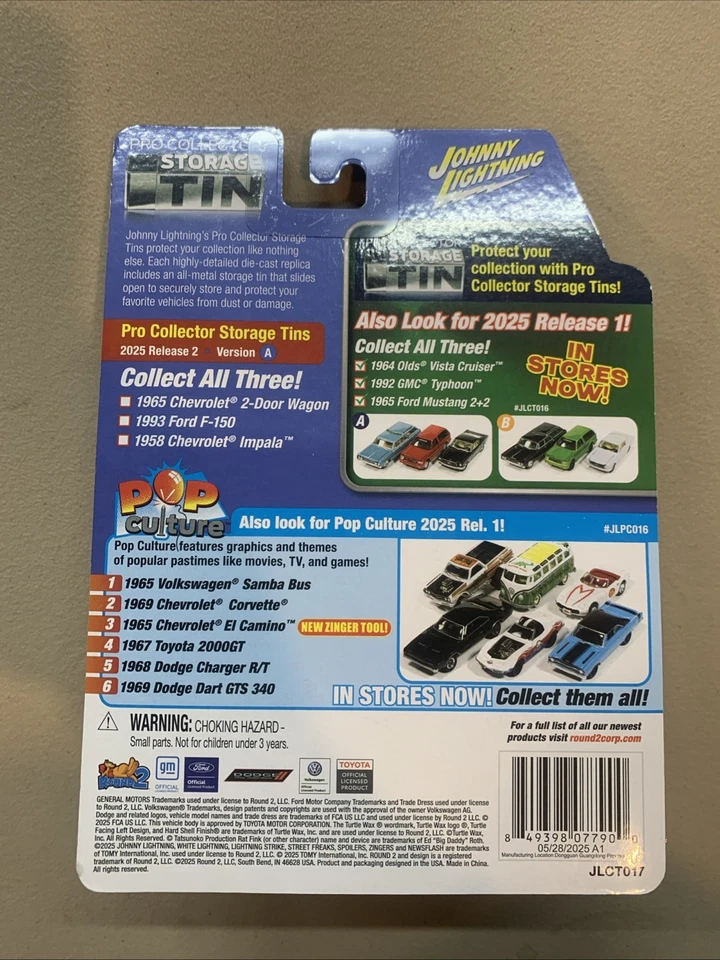 2025 Johnny Lightning White Lightning 1993 Ford F-150 XL Release 2 w/Storage Tin - Image 2 of 4