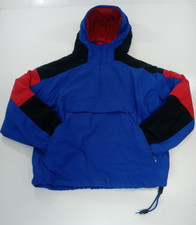 VTG 90s Gap Alpine Series Color Block Fleece Lined Pullover 1/4 Zip Jacket Large