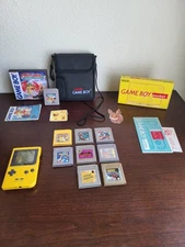 Beautiful Nintendo Gameboy Lot 9 Cartridges, 40 Games, Carrier Bag + More!