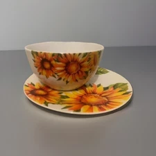 Bowl  Matching Plate Set Of 4