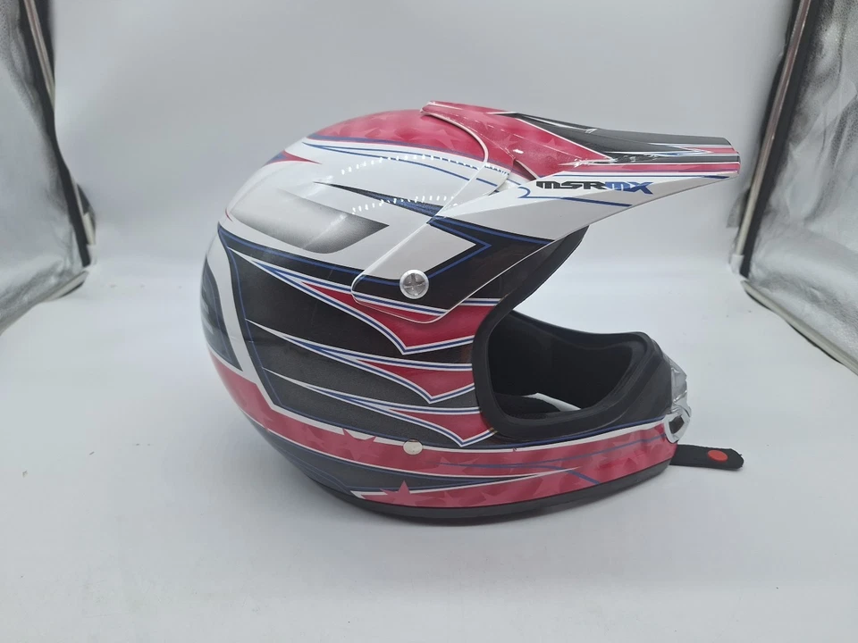 MSR MX Starlet Women's Motorcycle/Dirt Bike Helmet SZ-M 57-58cm In Great Shape. - Image 3 of 4