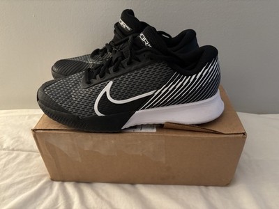 NIKE mens Air Zoom Vapor pro 2 HC - worn once - black/white colors size 8.5 US